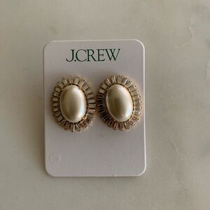 J. Crew Pearl Statement Studs
